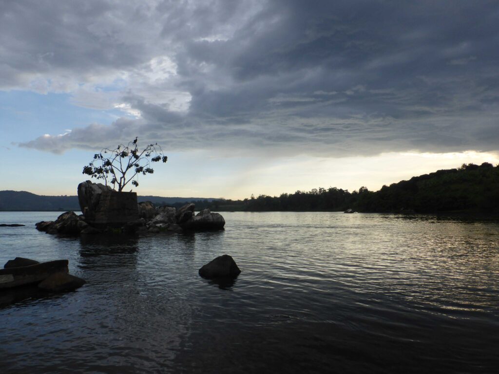 Victoria lake in Uganda