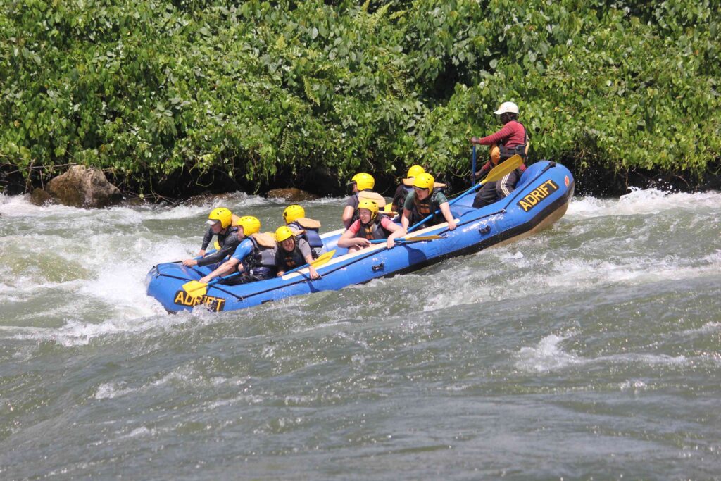White water rafting adventure in Jinja