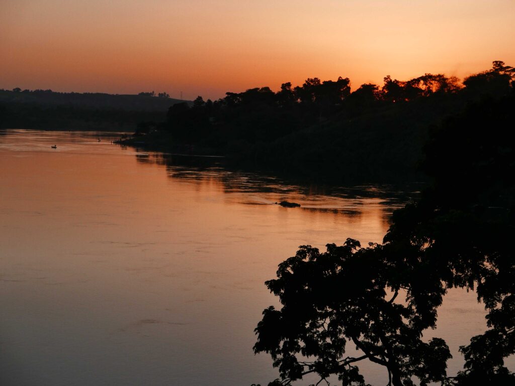 Sunset Boating in Uganda